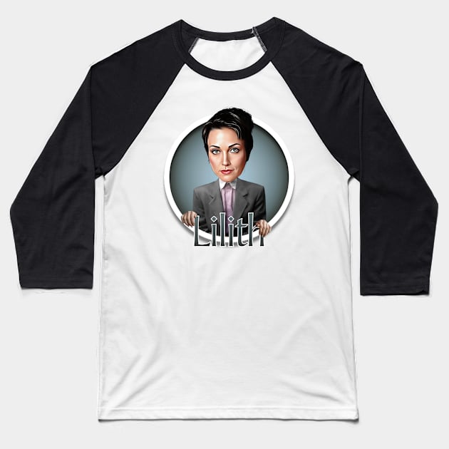 Frasier - Lilith Baseball T-Shirt by Zbornak Designs